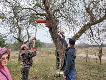 Budki lęgowe dla sowy pójdźki w BPK w ramach projektu „Z Przyrodą na Ty”, 